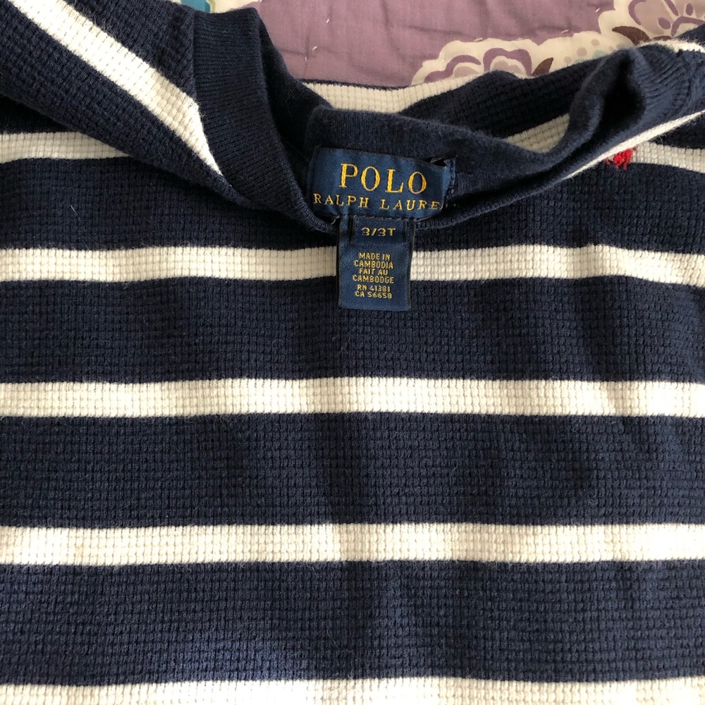 Polo Boys Ralph Lauren Thermal Shirt, Size 3T